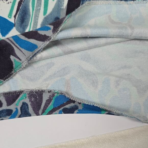 Silk One Shoulder Upcycled Halter Top US6 Needs Hem Repair - Picture 9 of 16